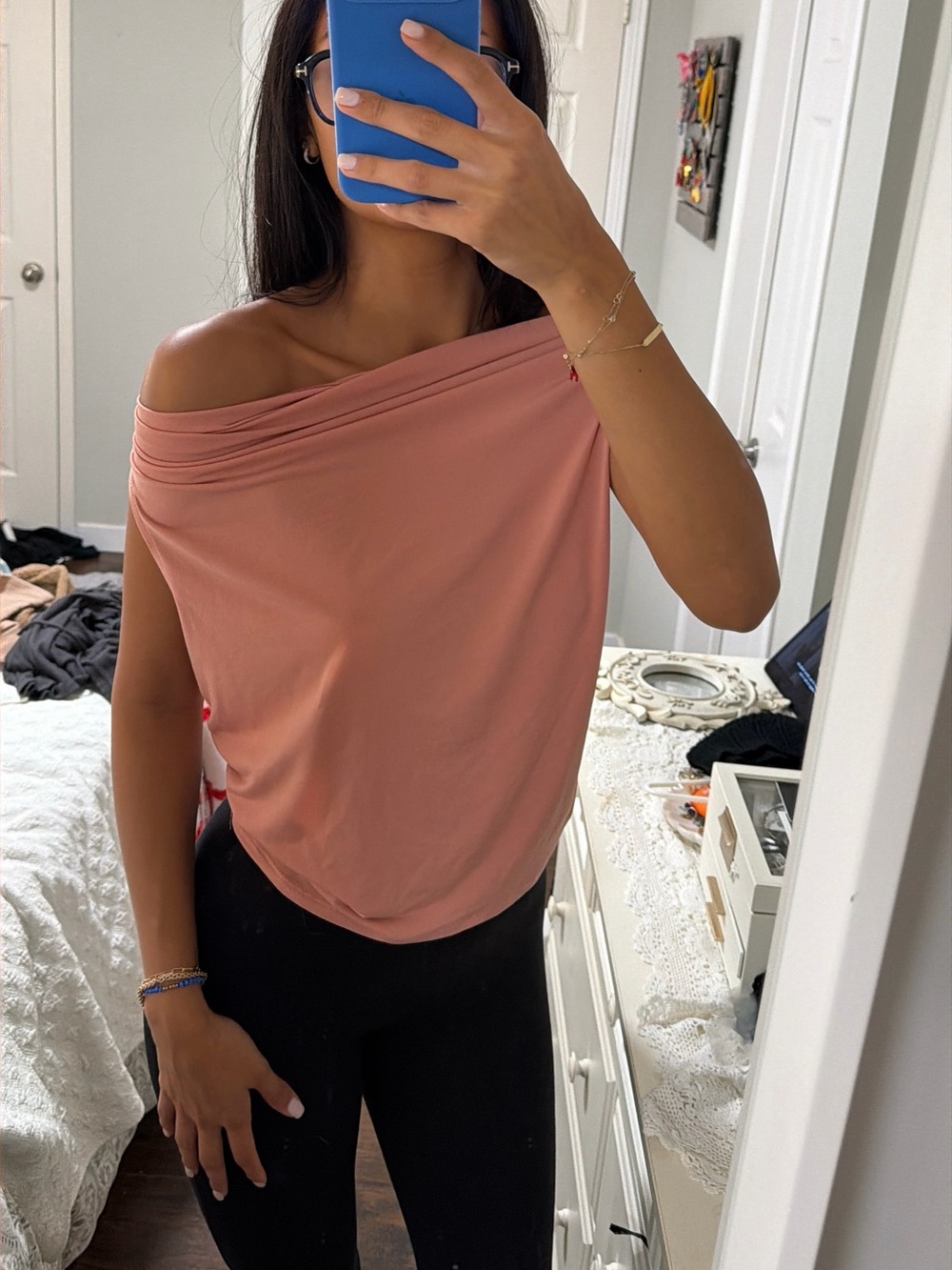 Off shoulder stretchy top
